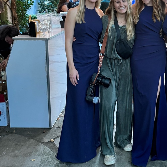 Revelry Fallon Crepe Dress Navy - Picture 2 of 2